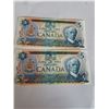 Image 1 : 2-1988 UNC $5 Bills