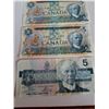 Image 1 : 1-1979 UNC $5 Bill, 1-1979 $5 Bill, 1-1986 $5 Bill