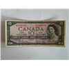 Image 1 : 1954 $10 Bill *HAS BEEN LAMINATED*