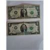 Image 1 : 1974 USA $1.00 Bill+1976 USA $2.00 Bill