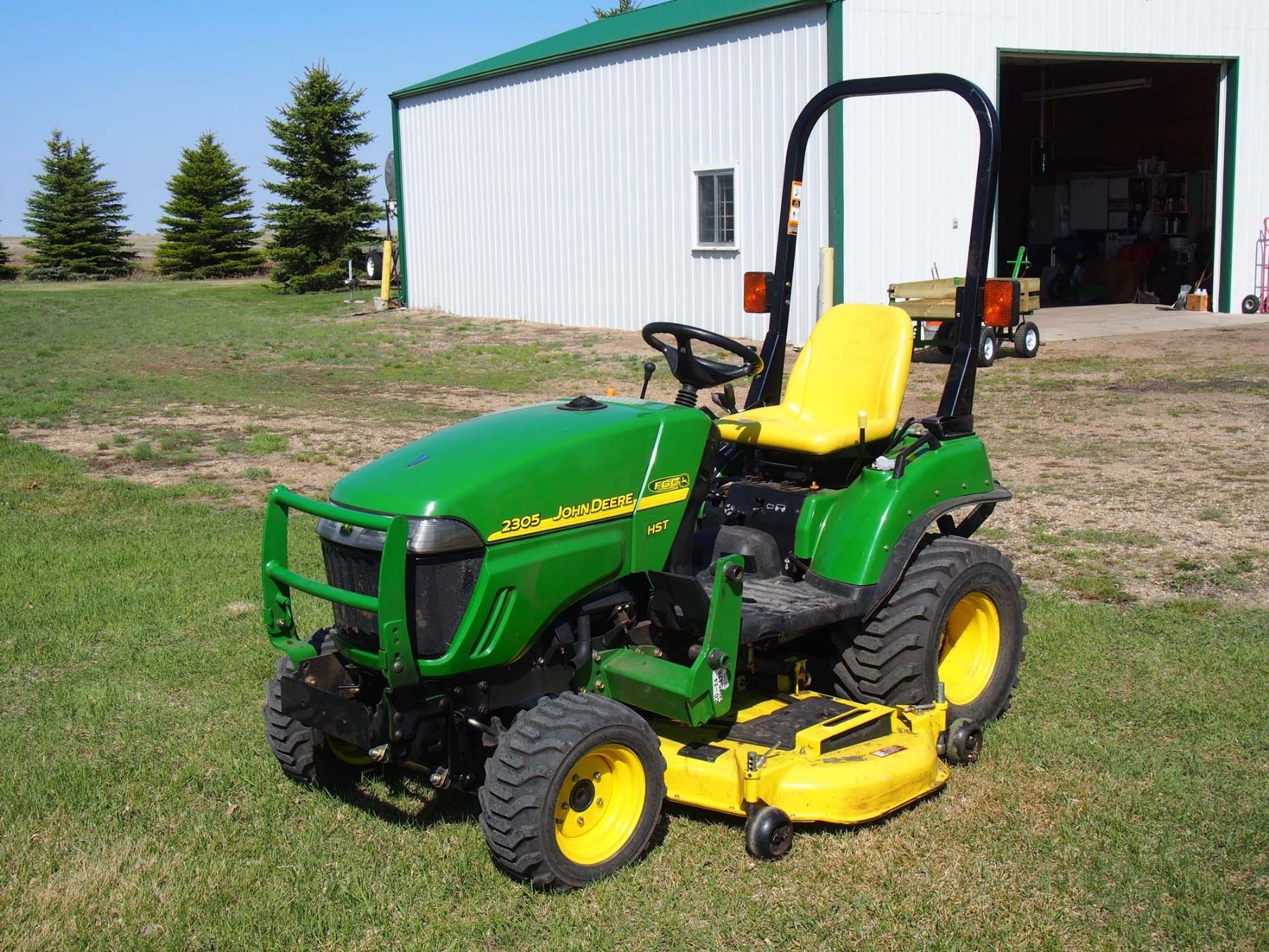 2007 John Deere 2305 HST MFWD W Mower Deck 3PTH 470 HRS The Edge 2007-john-deere-2305-hst-mfwd-w-mower-deck-3pth-470-hrs-the-edge