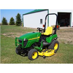 2007 John Deere 2305 HST MFWD W/ Mower Deck, 3PTH, 470 HRS, The Edge Xtra Cutting Sustem, 62”, Diese