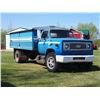 Image 1 : 1980 Chevrolet 70 V8 Gas Truck, 15’ Box And hoist W/ Roll Tarp, 5 Speed and Two