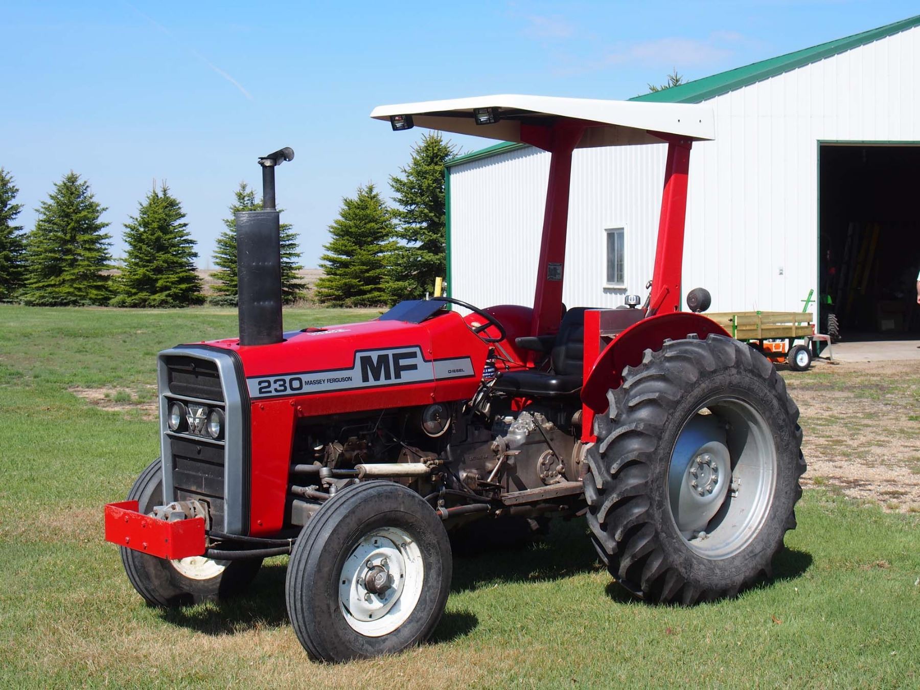 1979 Massey Ferguson 230 Diesel 3PTH PTO 3513 Hrs, 13.6x28 Rubber