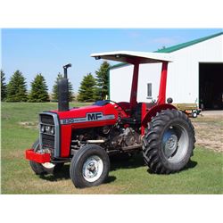 1979 Massey Ferguson 230 Diesel 3PTH PTO 3513 Hrs, 13.6x28 Rubber
