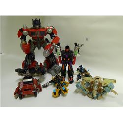 6 MISC TRASNFORMERS-SOME PART MAY BE MISSING