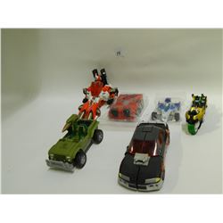 6 MISC TRASNFORMERS-SOME PART MAY BE MISSING