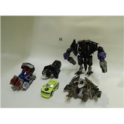 5 MISC TRASNFORMERS-SOME PART MAY BE MISSING