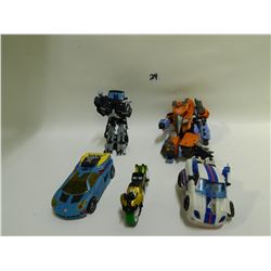 5 MISC TRASNFORMERS-SOME PART MAY BE MISSING