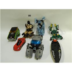 7 MISC TRASNFORMERS-SOME PART MAY BE MISSING