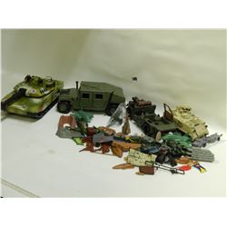 MISC ARMY VEHICLE AND ARMY EQUIPMENT+ MEN