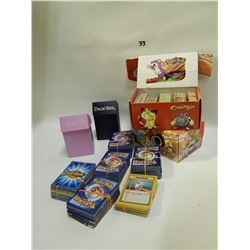POKEMON CARDS 300 OR MORE AND YU GI OH TRADING CARDS