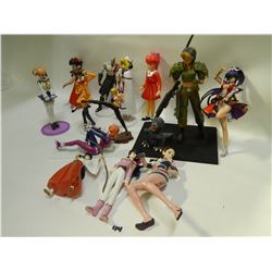 13 ANNAMA ACTION FIGURES/7.5 TO 10 INCH TALL