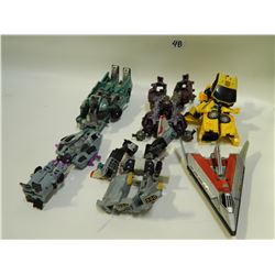 6 MISC TRASNFORMERS-SOME PART MAY BE MISSING