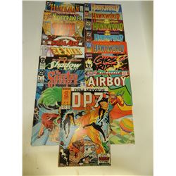 15 MISC COMICS/HAWK WORLD /GHOST RIDER/AIR BOY/HAWK MAN/NIGHT CRAWLER/OMAC/SHADWON STRIKES/THE SPECT