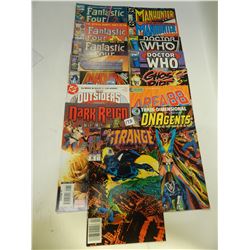 15 MICS COMICS/FANTASTIC FOUR/MAN HUNTER/DR WHO/GHOST RIDER/AREA/DNAGENTS/COUNT DOWN/DARK HAWK/OUTSI