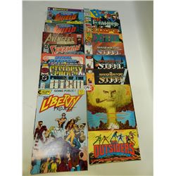 16 MISC COMICS/EXCALIBUR/SISTER HOOD STEEL/OUTSIDERS/LEGEND OF SHIELD/AVENGERS/STAR MAN/CYCLOPS PHOE