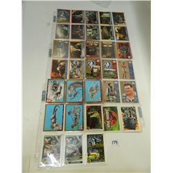 JURASSIC PARK MOVIE TRADING CARDS 47 CARDS 1993