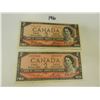 Image 1 : 2 CANADIAN 2$ BANK NOTES