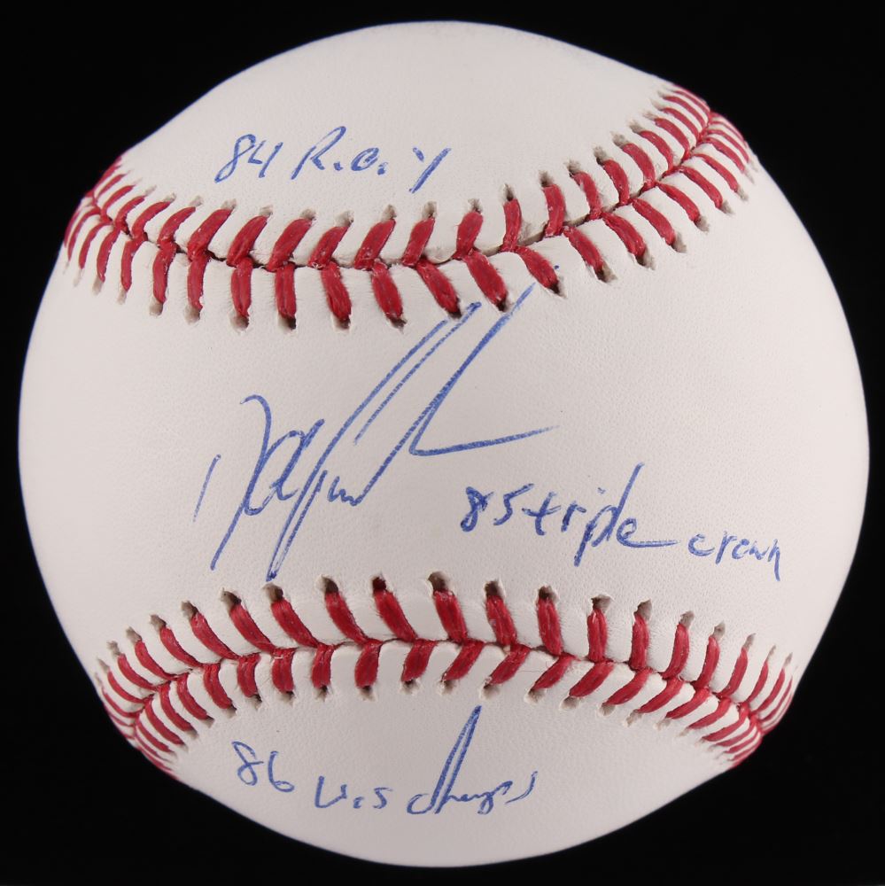 Dwight Gooden Signed OML Baseball With Extensive Inscriptions (JSA COA)