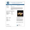 Image 3 : 1.5 CTW Intense Fancy Yellow Diamond Art Deco Stud Earrings 18K Rose Gold - REF-263K6W - 38072