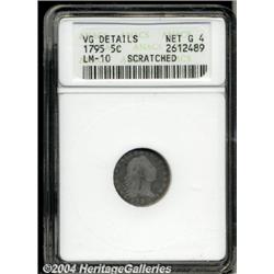 1795[H10C]--Scratched--ANACS. VG Details, Net Good 4.