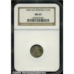 1840[H10C] No Drapery MS65 NGC.