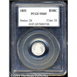 1851[H10C] MS65 PCGS.