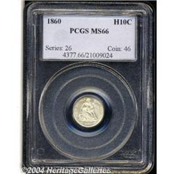 1860[H10C] MS66 PCGS.