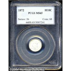 1872[H10C] MS65 PCGS.