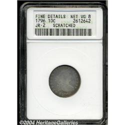 1796[10C]--Scratched--ANACS. Fine Details, Net VG8.