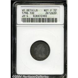 1796[10C]--Scratched--ANACS. VF Details, Net Fine 12.