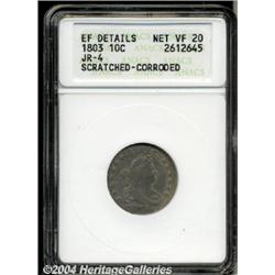 1803[10C]--Scratched, Corroded--ANACS. XF Details, Net VF20.