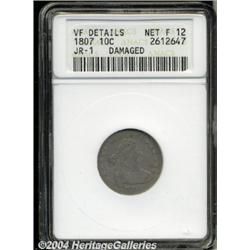 1807[10C]--Damaged--ANACS. VF Details, Net Fine 12.