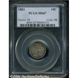1883[10C] MS67 PCGS.
