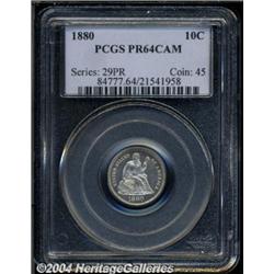 1880[10C] PR64 Cameo PCGS.