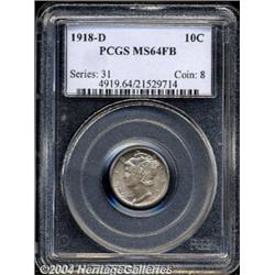 1918-D[10C] MS64 Full Bands PCGS.