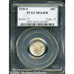 1920-S[10C] MS64 Full Bands PCGS.
