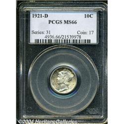 1921-D[10C] MS66 PCGS.
