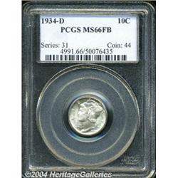 1934-D[10C] MS66 Full Bands PCGS.