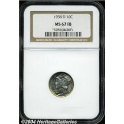 1936-D[10C] MS67 Full Bands NGC.