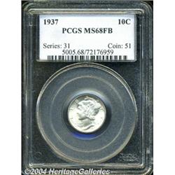 1937[10C] MS68 Full Bands PCGS.
