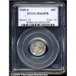 1949-S[10C] MS65 Full Bands PCGS.