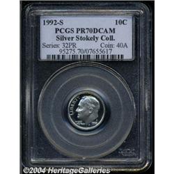 1992-S[10C] Silver PR70 Deep Cameo PCGS.