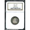 Image 1 : 1877[25C] MS67 [S NGC.