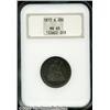 Image 1 : 1877-S[25C] MS65 NGC.