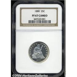 1880[25C] PR67 Cameo NGC.