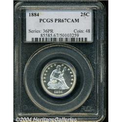 1884[25C] PR67 Cameo PCGS.