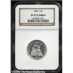 1890[25C] PR67 Cameo NGC.