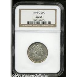 1892-O[25C] MS64 NGC.